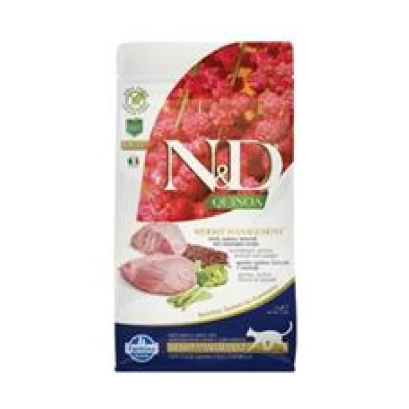 N&D GF Quinoa CAT Weight Mngmnt Lamb & Broccoli 5 kg