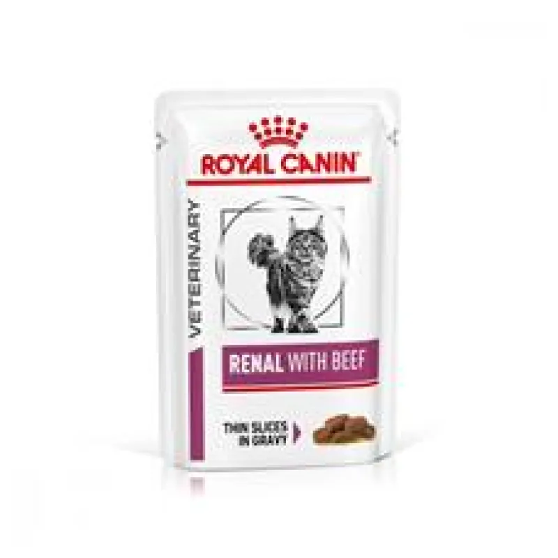 Royal Canin VD Feline Renal hovězí kapsa 12 x 85 g