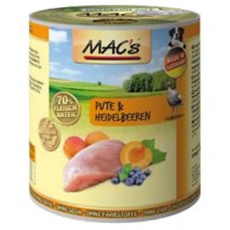 Konz. MACs Dog KRŮTA a BORŮVKA 400 g