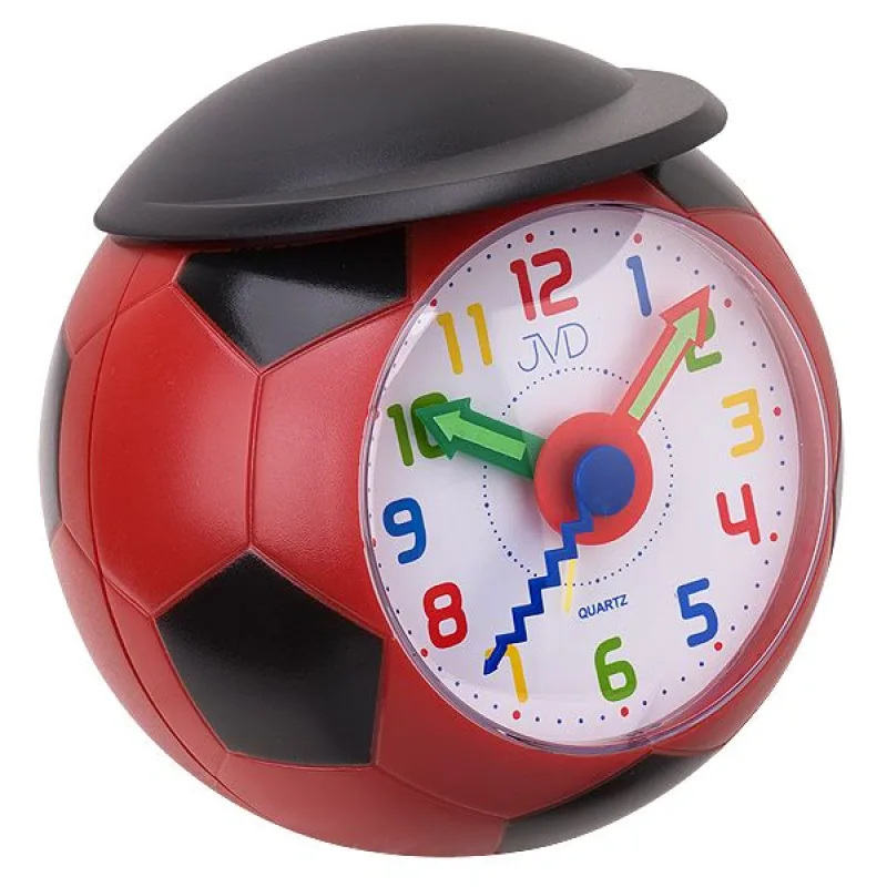 JVD Dětský fotbalový budík JVD quartz SR819.1 - kopací míč