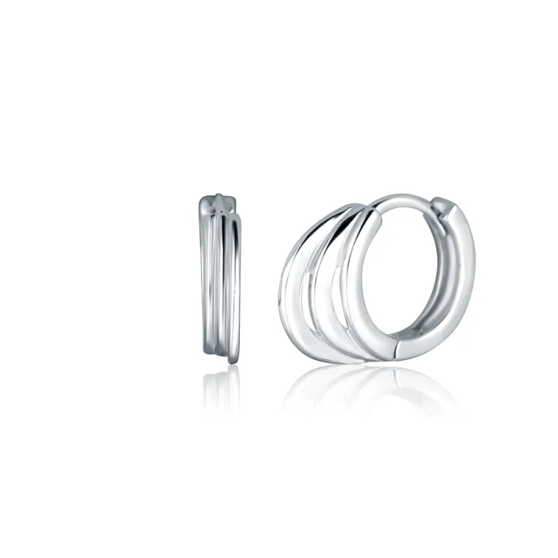 JVD Dámské stříbrné kruhové náušnice SVLE2782X860000