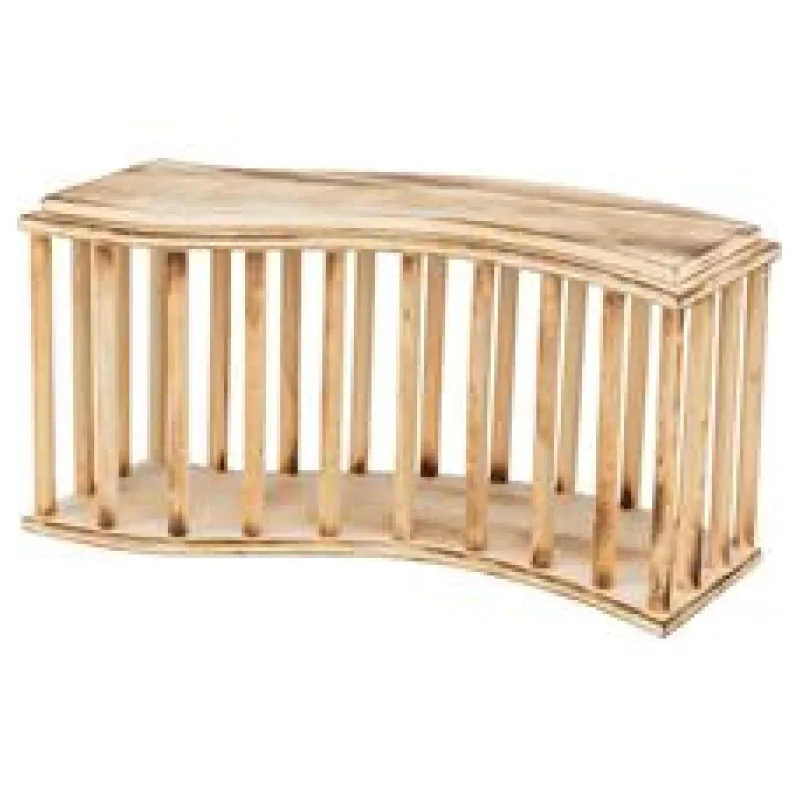 Jesličky na seno stojící 37 x 19 x 13 cm, opalované dřevo 1 ks