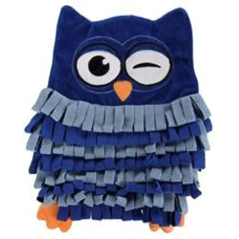 Čmuchací kobereček Sova modrá Flamingo 1 ks