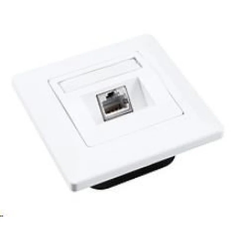 Solarix Zásuvka CAT6 STP 1 x RJ45 pod omietku biela SX9-1-6-STP-WH…
