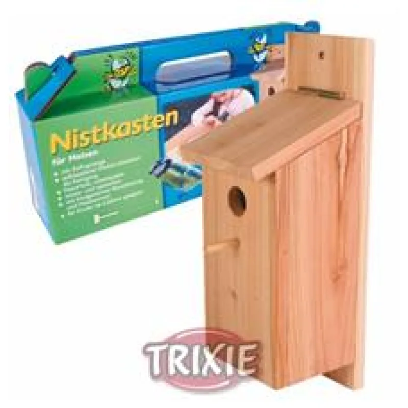 Venkovní budka pro sýkorky udělej si sám 12x26x12 cm 1 ks - na krabici napsaný rozměr 15x36x18 cm