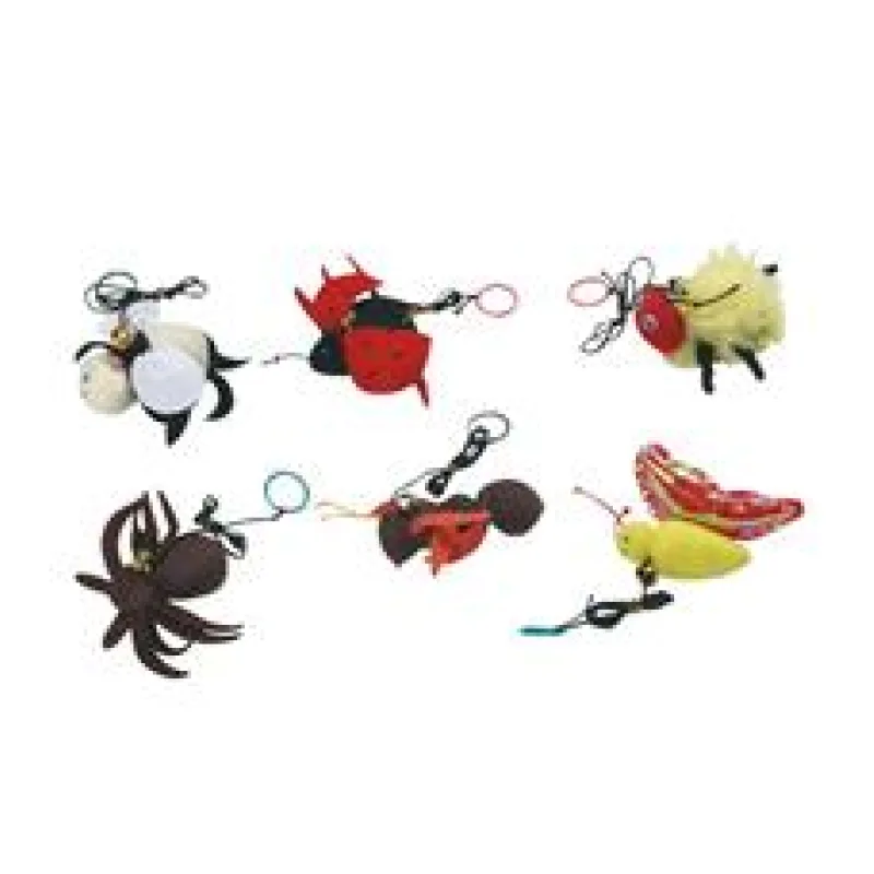 Karlie Hračka pro kočky plyšový hmyz s rolničkou 6x5x3cm