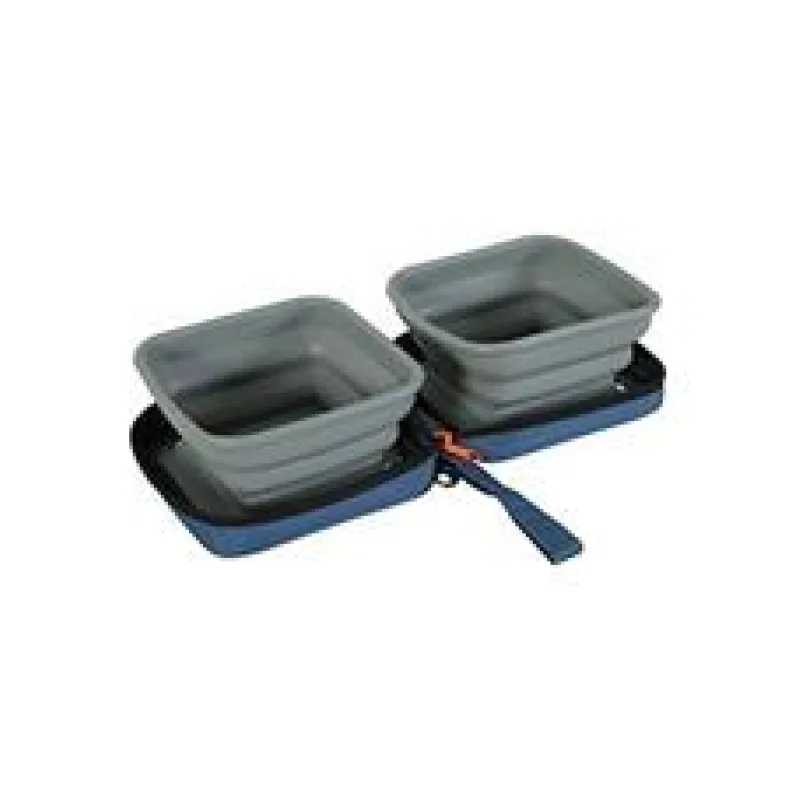 Miska skládací 2v1 BIVOUAK 2x700ml modrá Zolux 2x700ml modrá