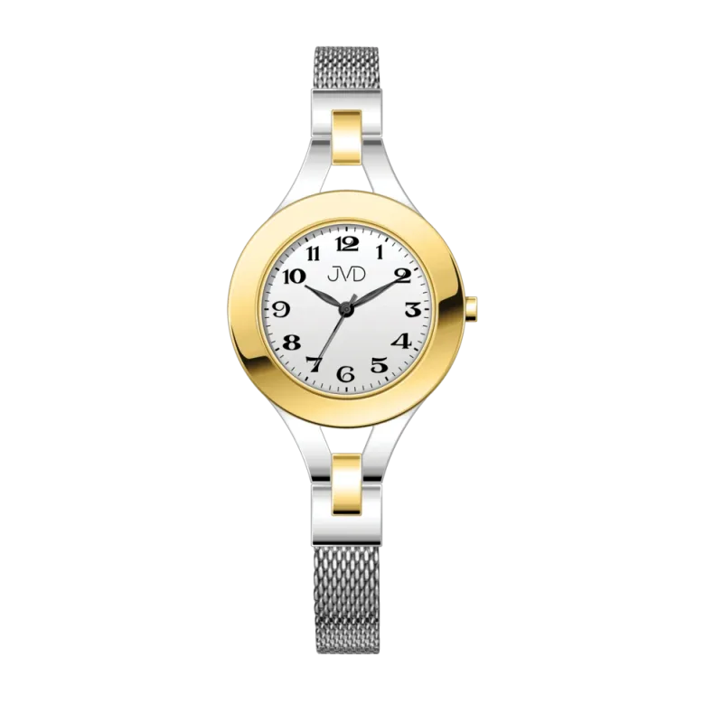 JVD Dámské náramkové zlacené elegantní šperkové hodinky JVD JG1040.2