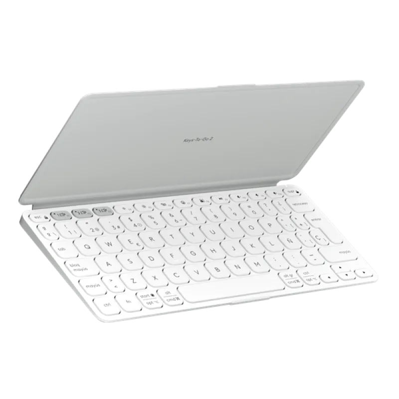 Logitech Keys-To-Go 2 - prenosná Bluetooth klávesnica, US - bledošedá 920…
