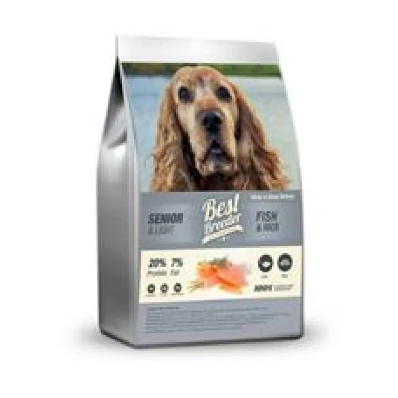 Best Breeder Senior / Light Fish & Rice 12 kg