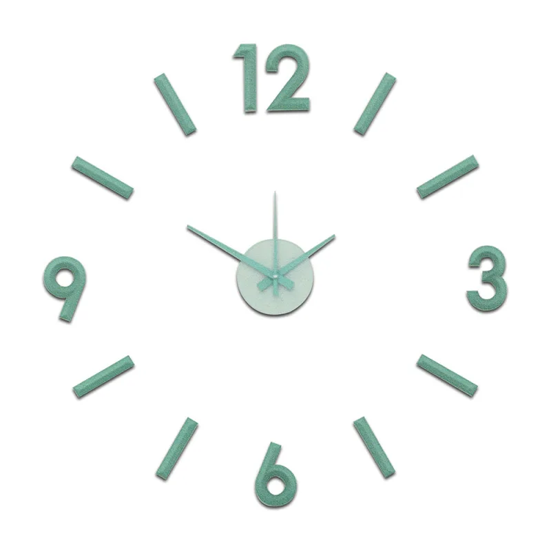 MPM Zelené plastové nalepovací hodiny E01.3771.40