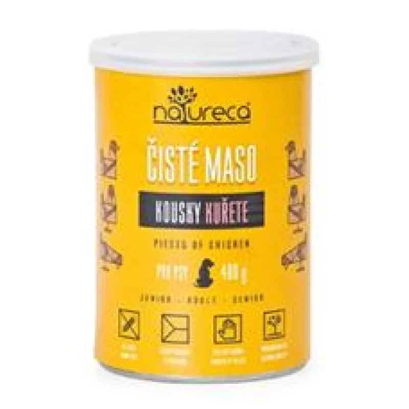 NATURECA konz. kuřecí kousky pro psy 400g