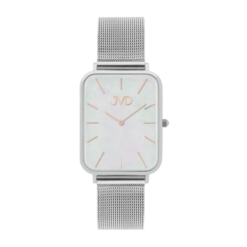 JVD Dámské stříbrné hranaté náramkové hodinky JVD J-TS60.1