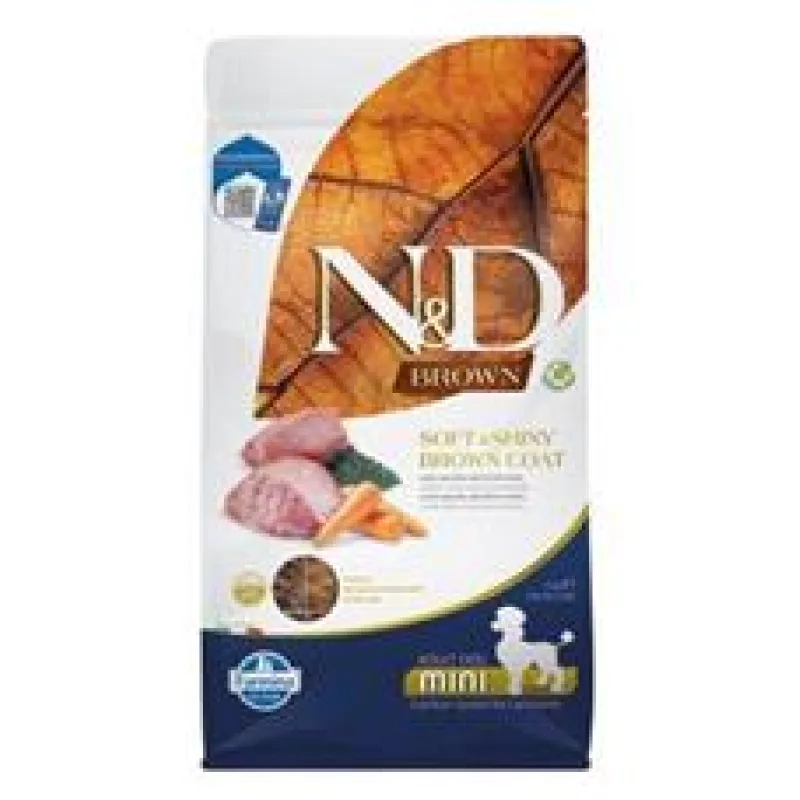 N&D BROWN DOG Adult Mini Lamb& Spirulina&Carrot 2 kg