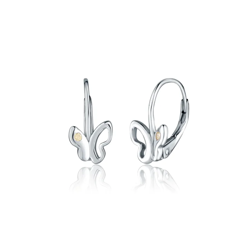 JVD Dámské stříbrné klasické náušnice se zirkony SVLE0755SH2ZL00