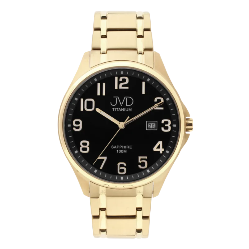 JVD Pánské vodotěsné náramkové hodinky se safírovým sklem JVD JE2002.4