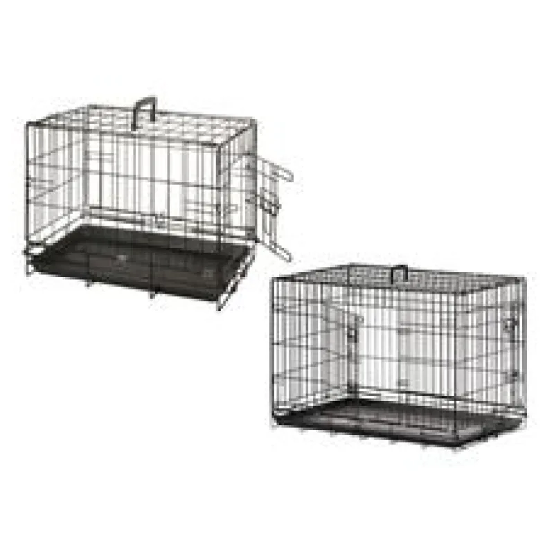 Karlie Drátěná klec černá dva vchody 120x76x82cm