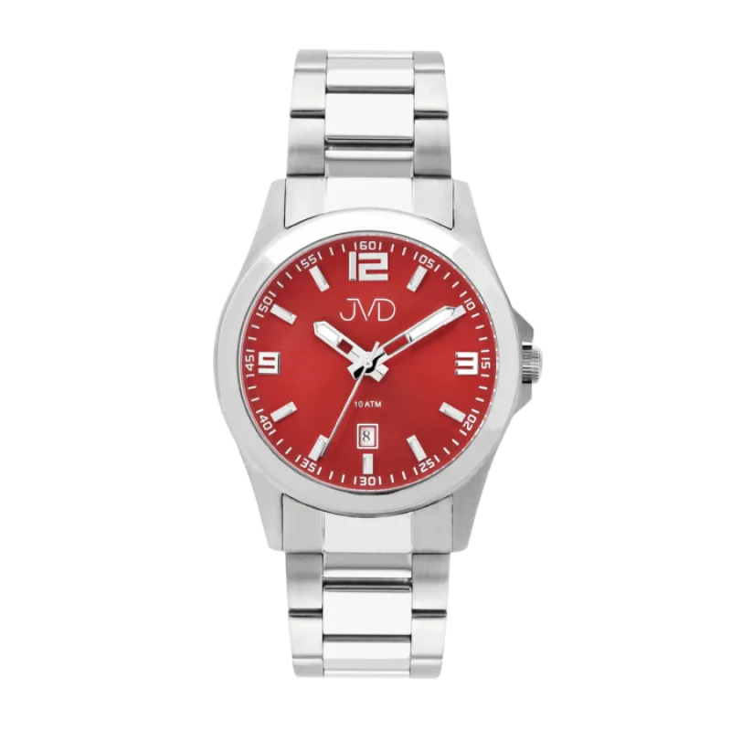 Odolné vodotěsné náramkové pánské hodinky JVD steel J1041.26 - 10ATM