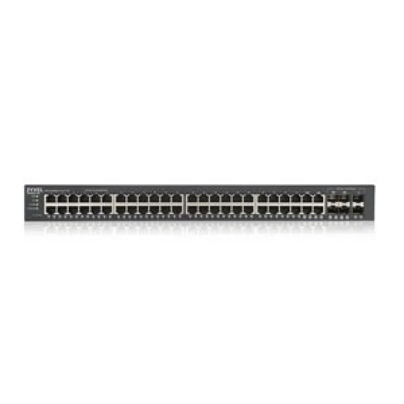 Zyxel GS1920-48v2, 48 Port Smart Managed Switch 48x Gigabit Copper and 4x…