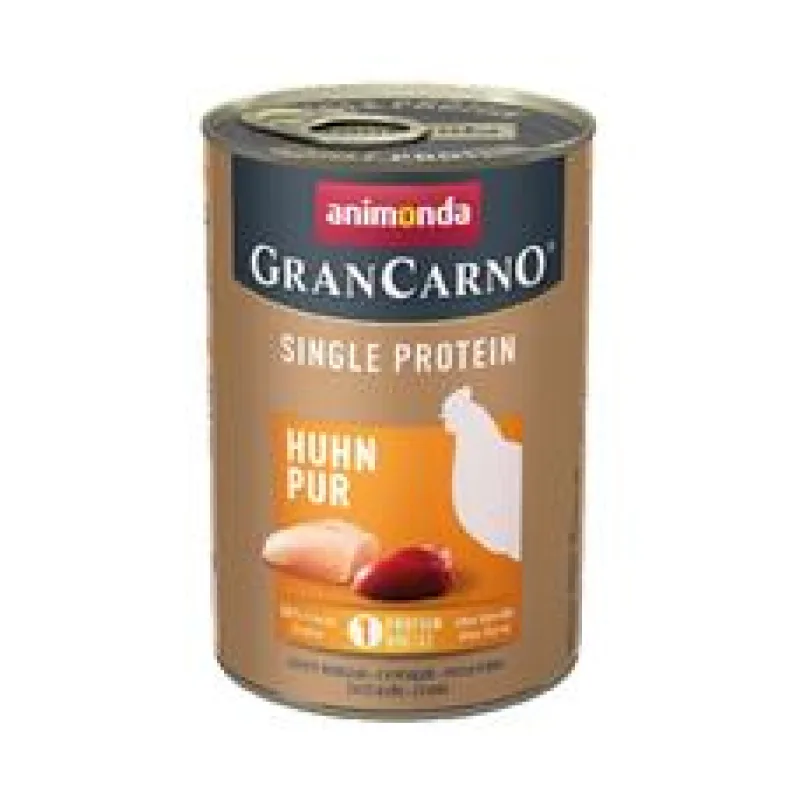 GRANCARNO Single Protein - čisté kuřecí, konzerva pro psy 800g