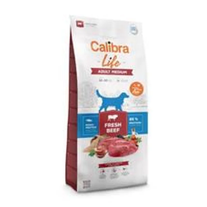 Calibra Dog Life Adult Medium Fresh Beef 12kg