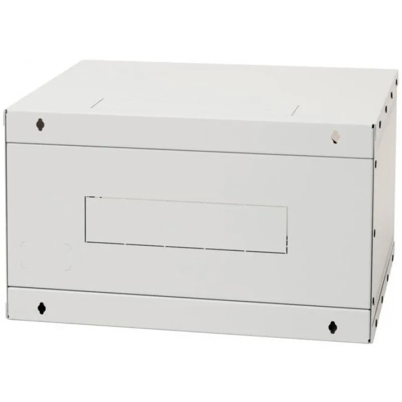 19"rozvádzač jednodiel.12U/ 400mm FLAT-PACK plech.dv. RXA-12-CS4-CAX-A1