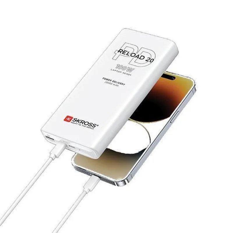 SKROSS powerbank Reload 20 100W PD, 20 000mAh, USB A+C DN57C-PD100