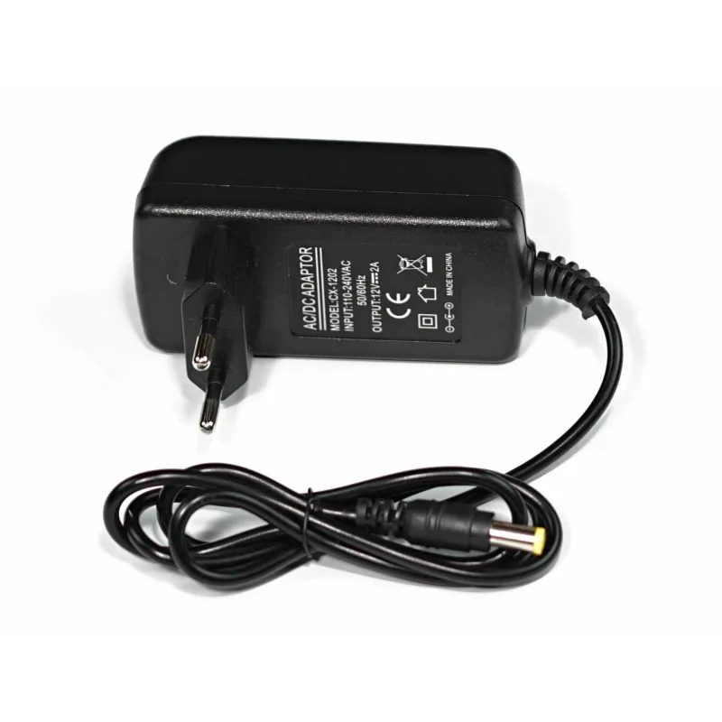 Napájecí adaptér 230V AC, 12V-24W (2A), jack 5, 5mm x 2, 1mm AD1224