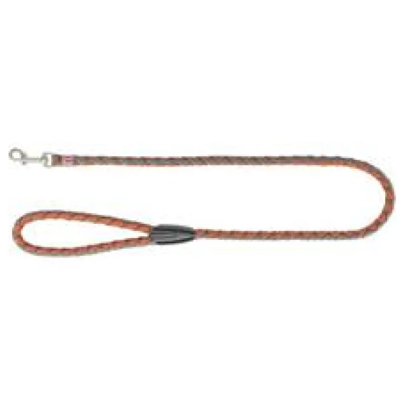 Vodítko CAVO kulaté, rezavá/grafit S-M: 1,00 m/12 mm