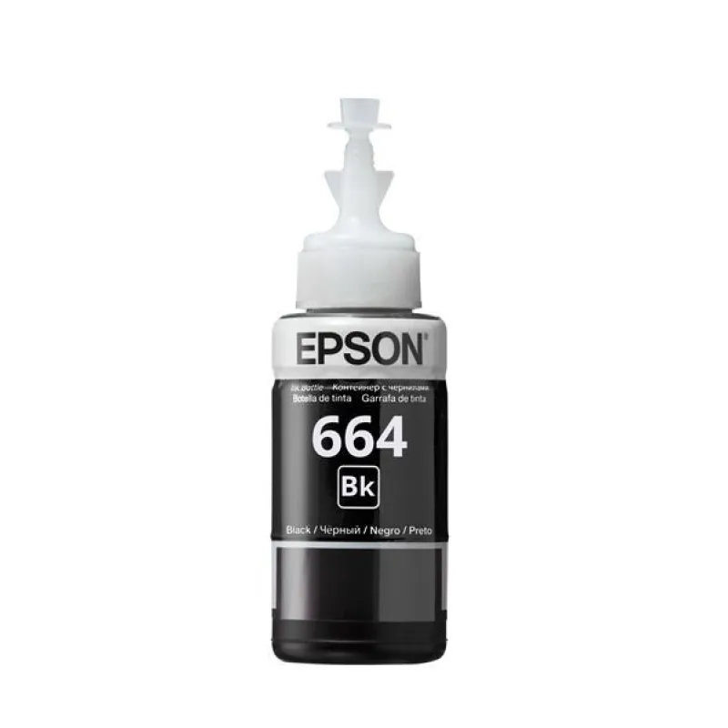 Čierny atrament EPSON T6641 Nádobka s čiernym atramentom 70 ml pre L100/…