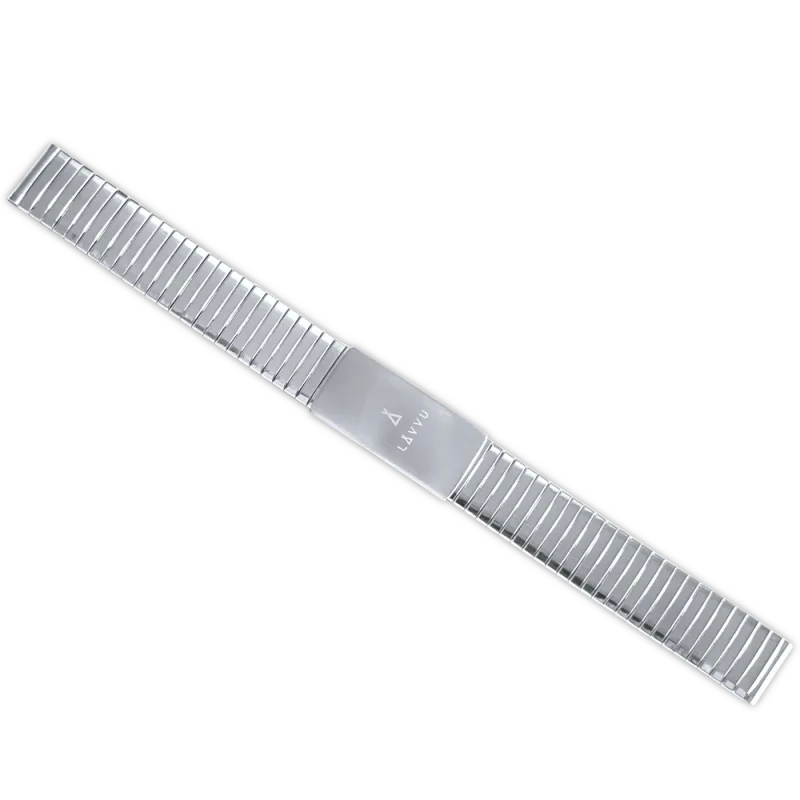 LAVVU Pružný ocelový řemínek se zkracovací sponou - 14 LS2AS14