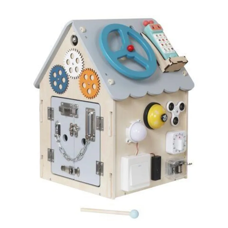 2Kids Toys Activity board Domeček šedý 2D98221