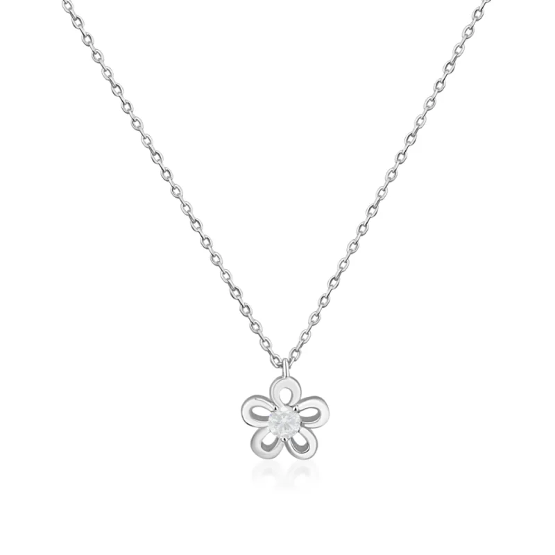 JVD Dámský stříbrný náhrdelník se zirkony SVLN0554SH2BI42