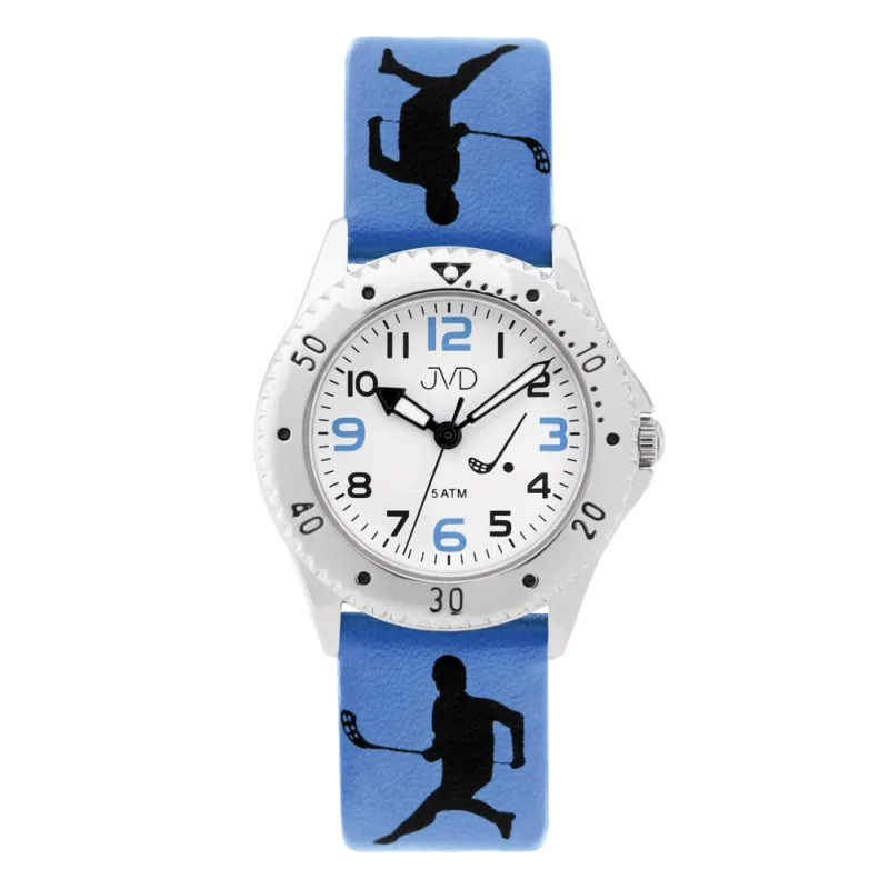 JVD Dětské florbalové modré náramkové hodinky JVD J7209.2