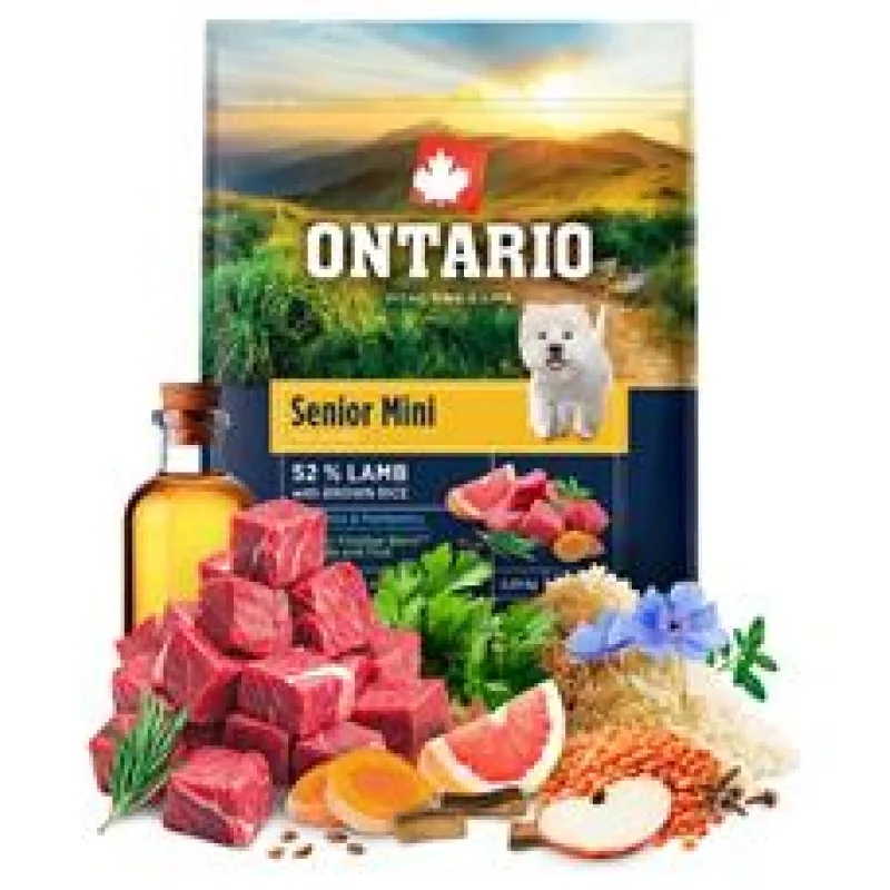 Ontario Senior Mini Lamb & Brown Rice 6,5kg