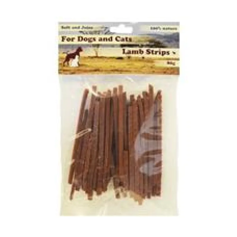 Pochoutka Jehněčí maso proužky měkké 80g