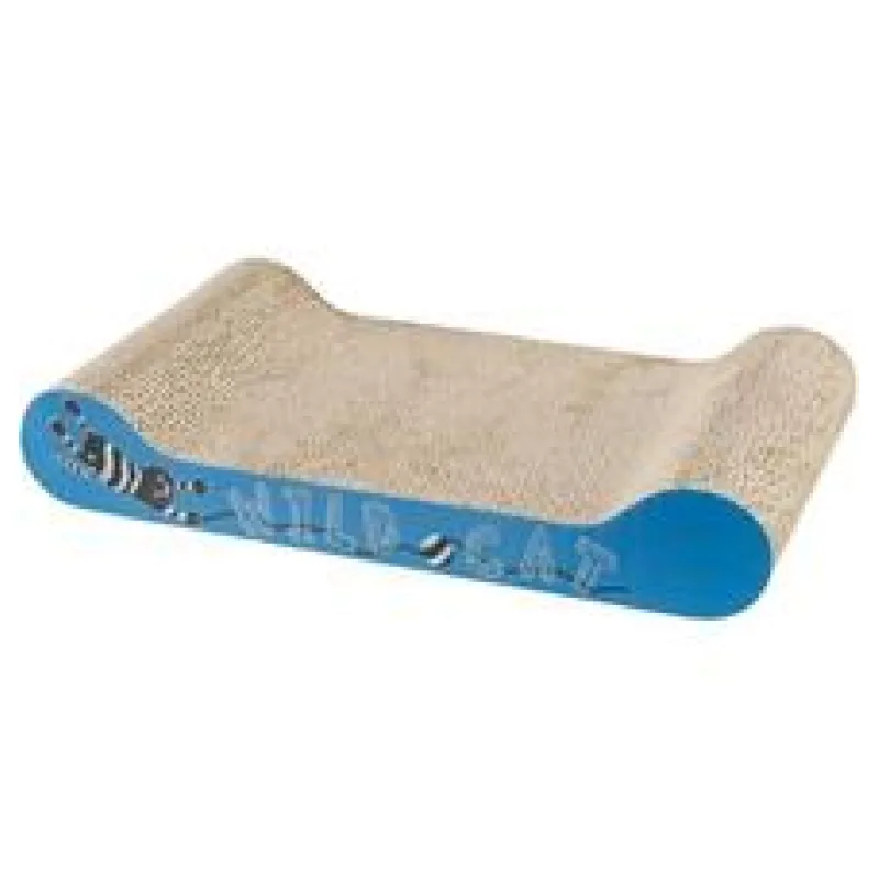 WILD CAT škrábací karton 41x7x24 cm oranžový 1 ks