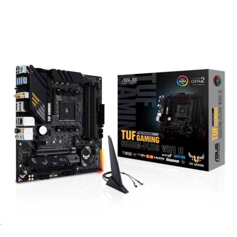 ASUS MB Sc AM4 TUF GAMING B550M-PLUS WIFI II, AMD B550, 4xDDR4, 1xDP, …
