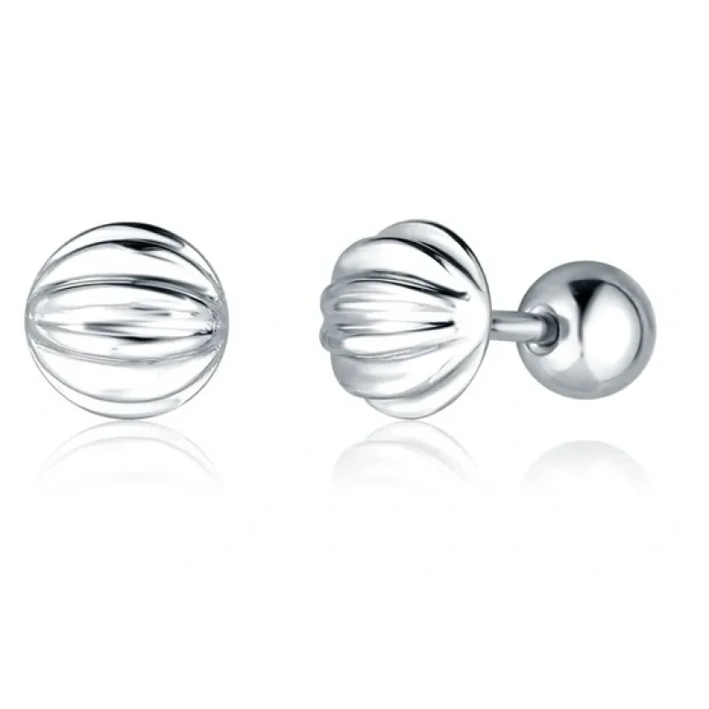 JVD Dámské stříbrné peckové náušnice na šroubek SVLE2722X860000 SKLAD