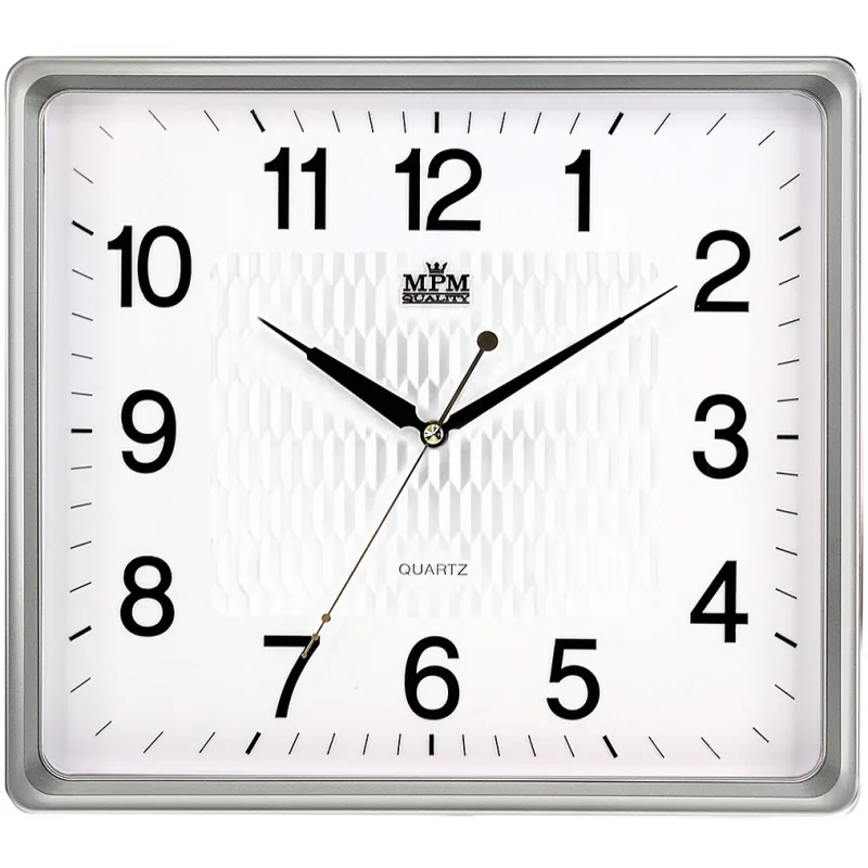 MPM Hranaté stříbrné hodiny MPM E01.2929