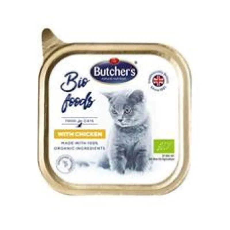 Butcher’s Cat Bio s kuřecím vanička 85g