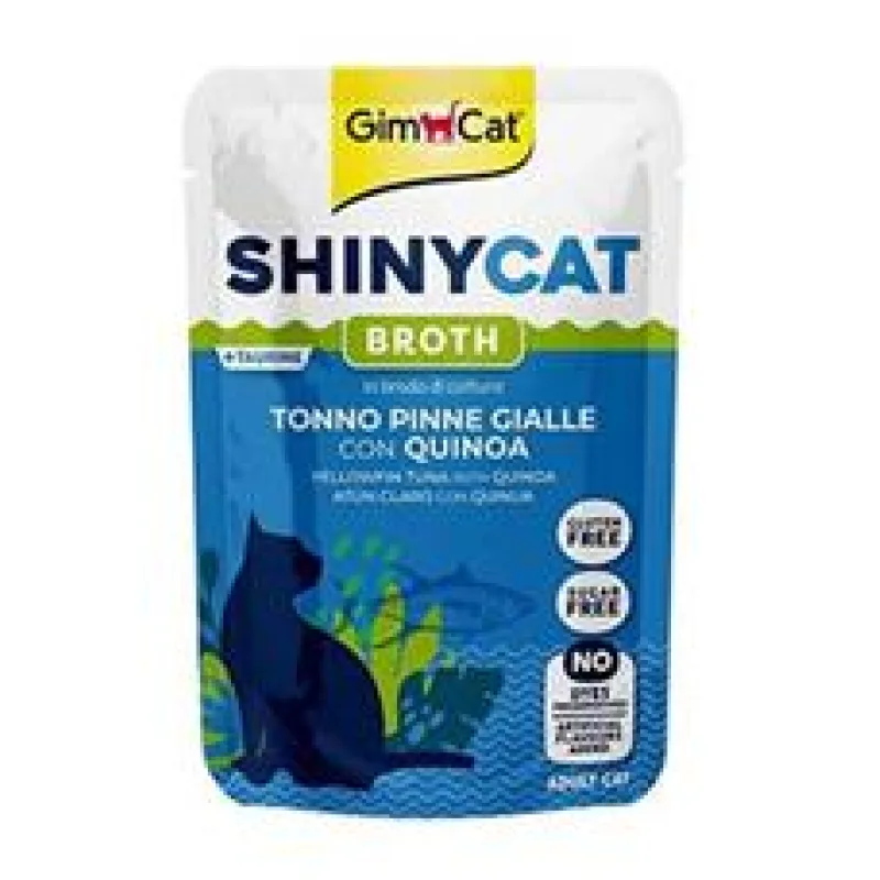 Gimcat ShinyCat kapsa tuňák žlut.s quinoa ve vývaru 70g