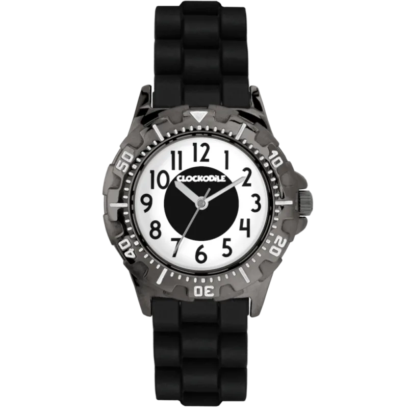 CLOCKODILE Náramkové svítící černé sportovní chlapecké dětské hodinky SPORT 4.0 CWB0084