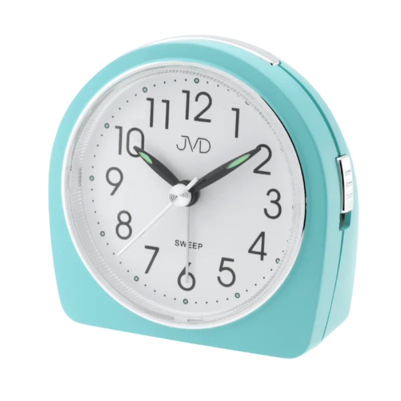 Analogový netikající tichý budík JVD SRP213.3