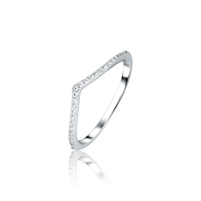 JVD Dámský stříbrný prsten se zirkony SVLR1266XK7BI54