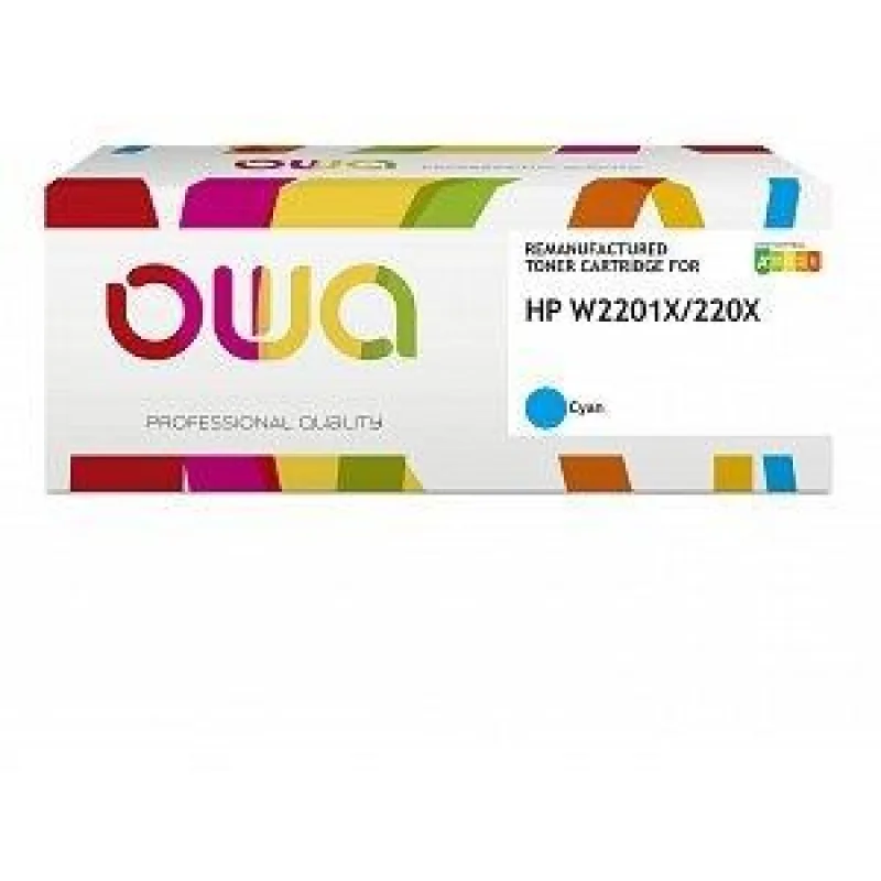 OWA Armor toner kompatibilný s HP W2201X, 220X, 5500st, modrá/ cyan…