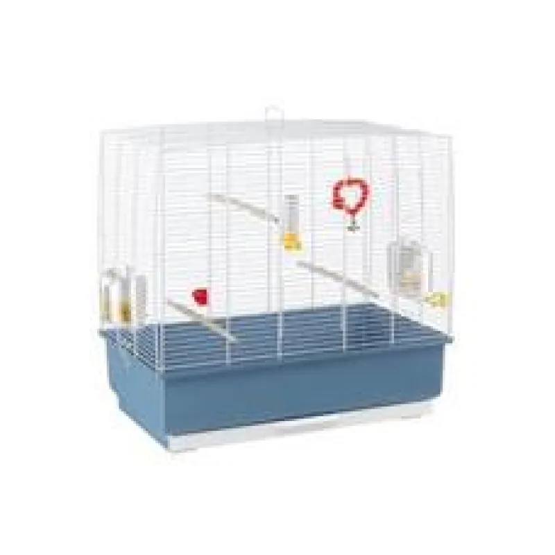 Klec PIANO 4 59x33x55cm bílo-modrá FP 1 ks