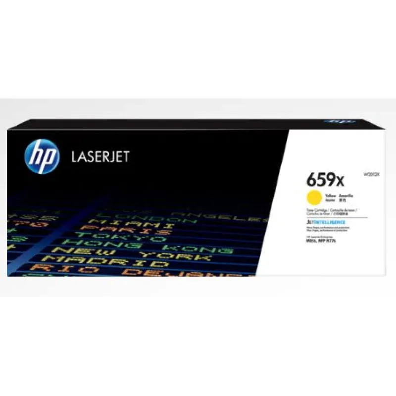 HP 659X High Yield Yellow Original LaserJet Toner Cartridge W2012X