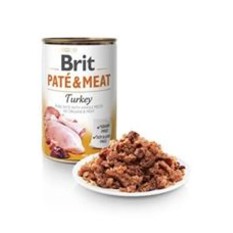 Brit Dog konz Paté & Meat Turkey 400g