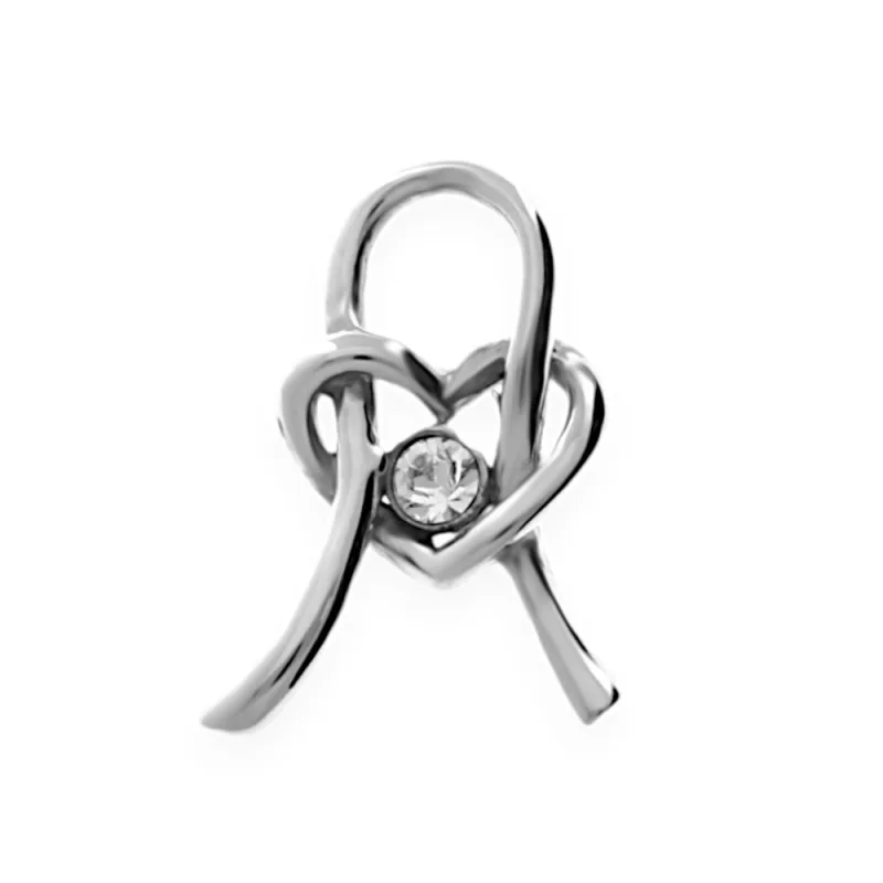 MPM Dámský ocelový nerezový přívěsek Sarah - stříbrné barvy se zirkony SPD.6620